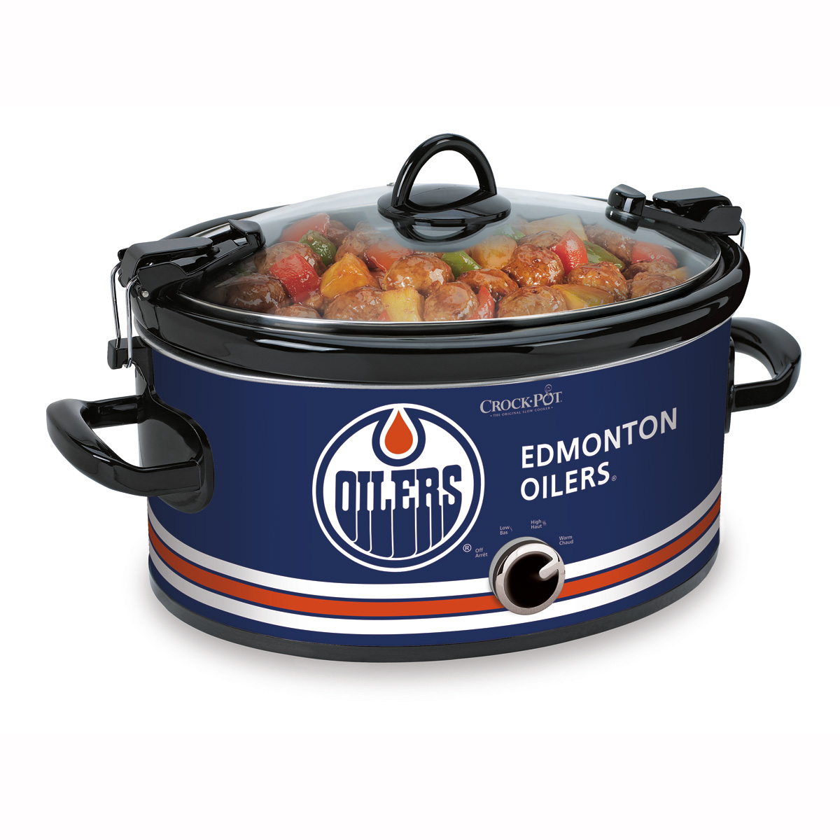CrockPot® NHL® 6Qt Manual Cook & Carry™ SCCPNHL600EDM033 Slow Cooker