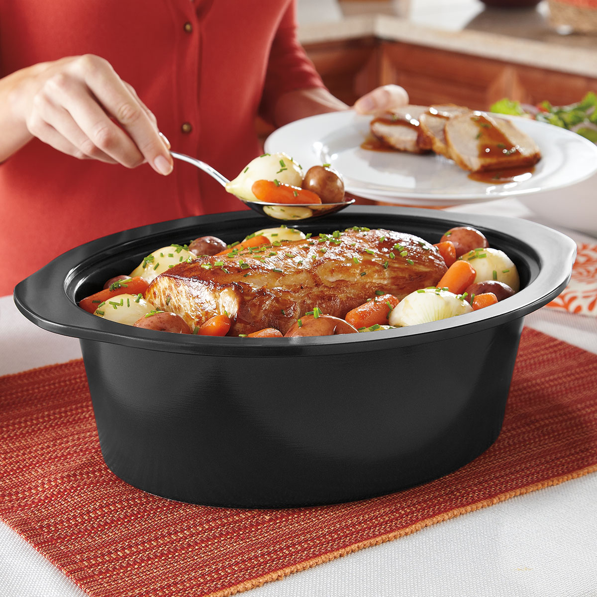 CrockPot® 6Quart Slow Cooker with StovetopSafe Cooking Pot SCCPVI600