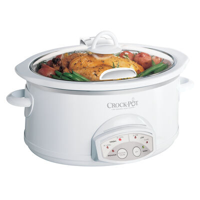 Crock-Pot® Smart-Pot™ 6Qt. Oval Digital Slow Cooker with Hinged Lid ...