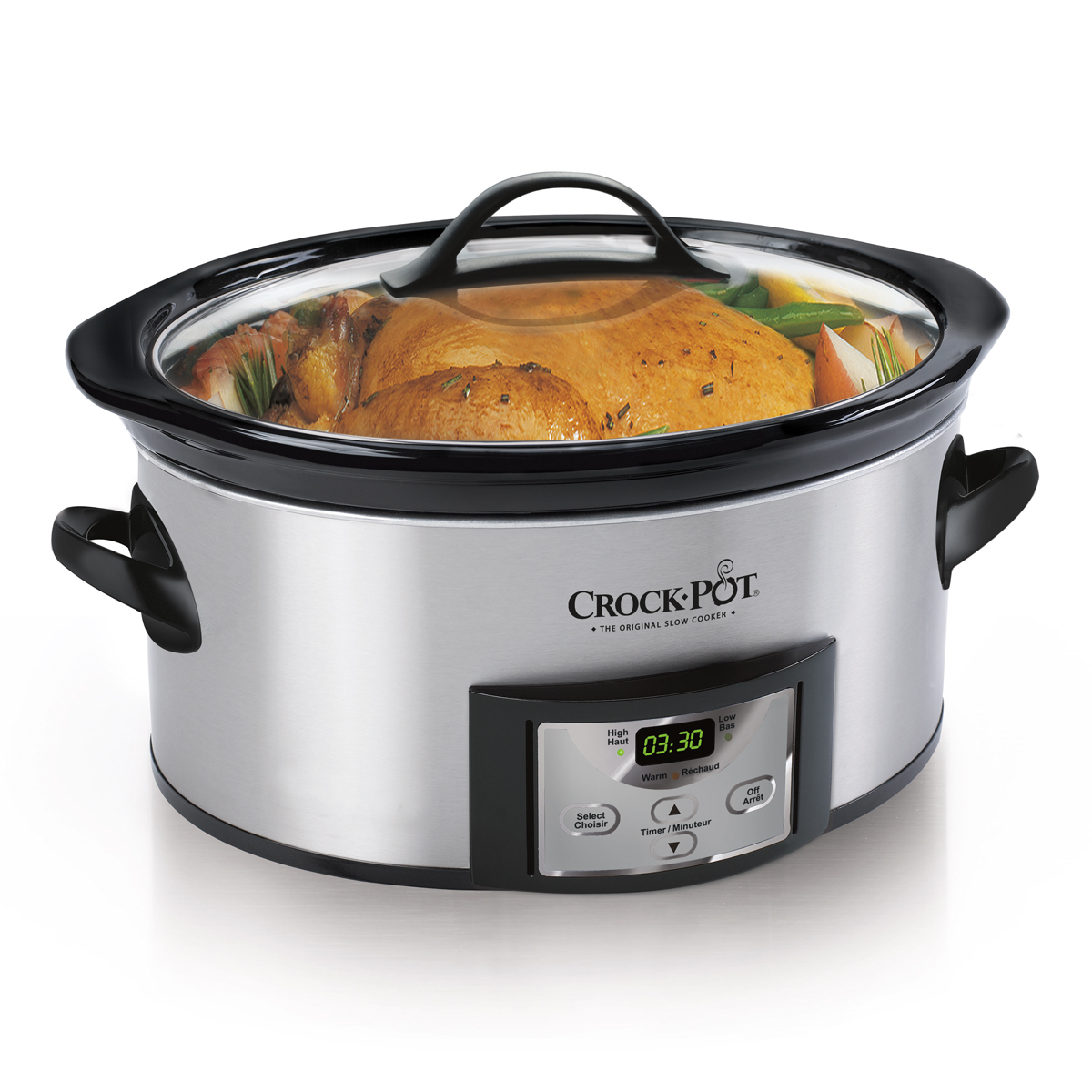 Crock-Pot® Programmable Choose-a-Crock Slow Cooker, Stainless