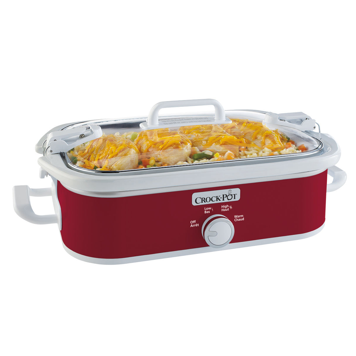 Crock-Pot® Casserole Crock™ 3.5Qt. Slow Cooker, Red Crock-Pot® Casserole Crock™ 3.5Qt. Slow Cooker, Red