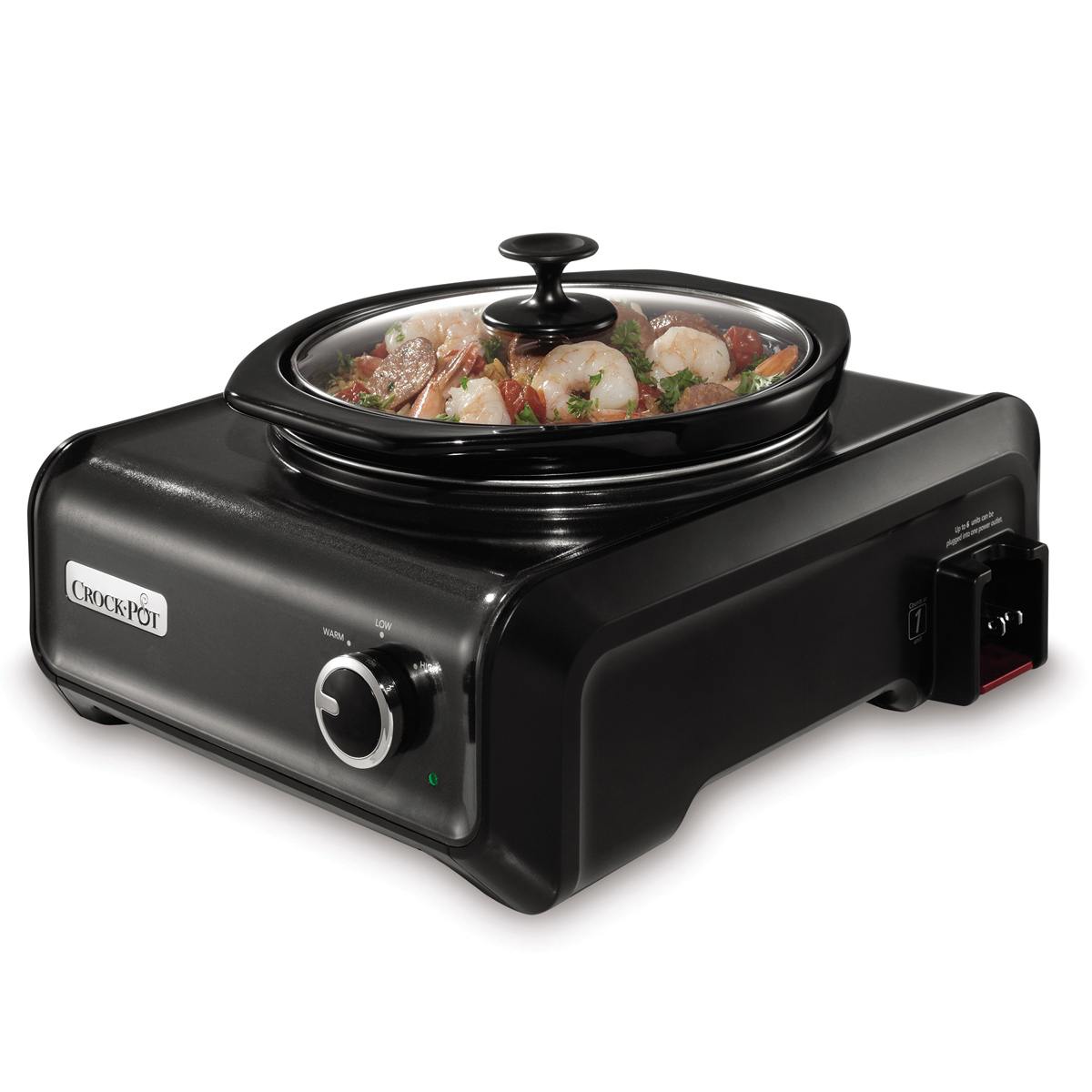 Crock-Pot® Hook Up™ 2 Quart Connectable Entertaining System, Charcoal Crock-Pot® Hook Up™ 2 Quart Connectable Entertaining System, Charcoal