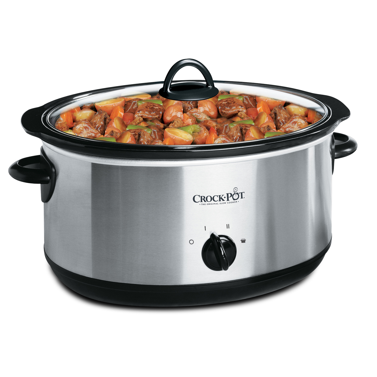 Crock-Pot® Oval Manual Cooker with Little Dipper® Warmer, Stainless SCV803SS-033 | Crock-Pot® Canada