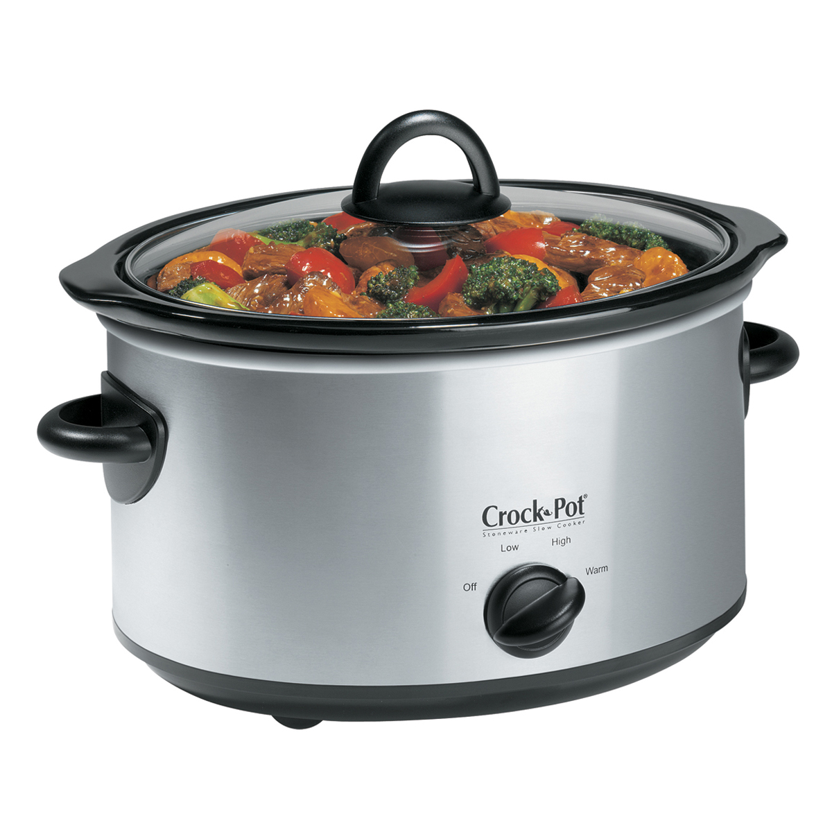 CrockPot® 4Qt. Oval Manual Slow Cooker, Stainless SCV400SSCN Crock