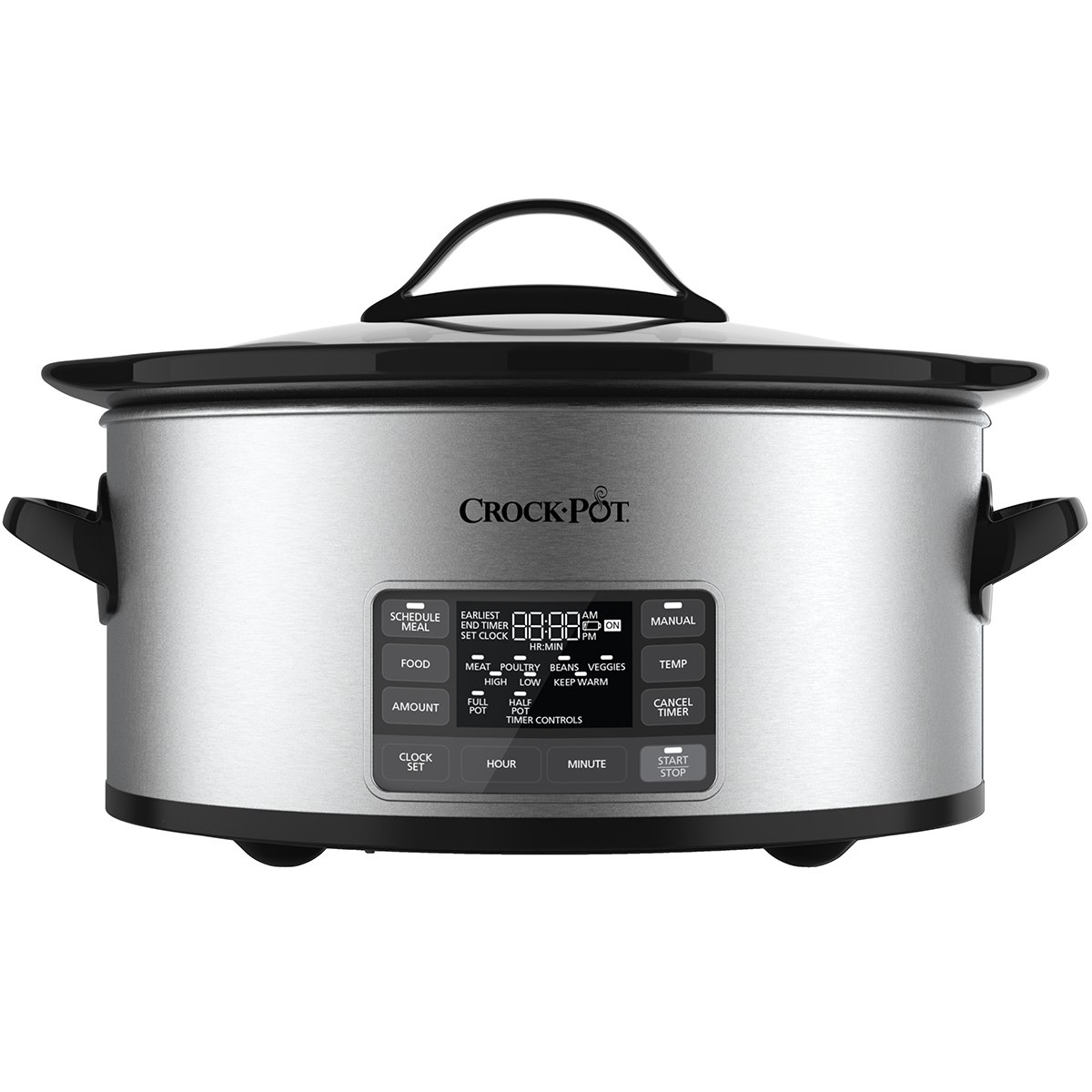 Crock-Pot® Programmable 6-Quart Slow Cooker with MyTime® Technology,  Stainless Steel