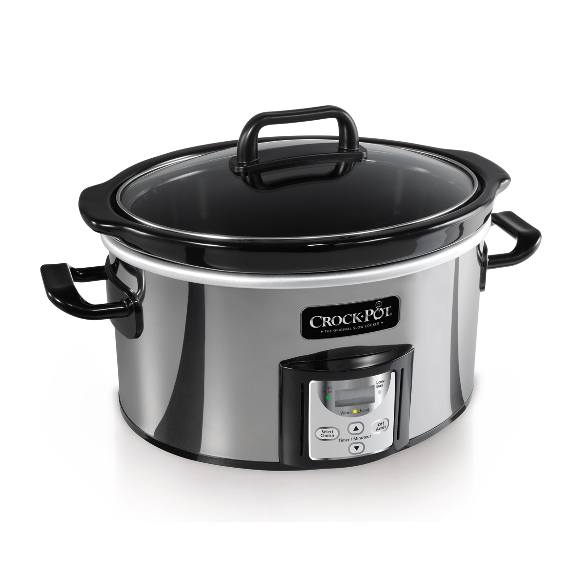 Crock-Pot® 4Qt. Oval Programmable Slow Cooker, Stainless ...